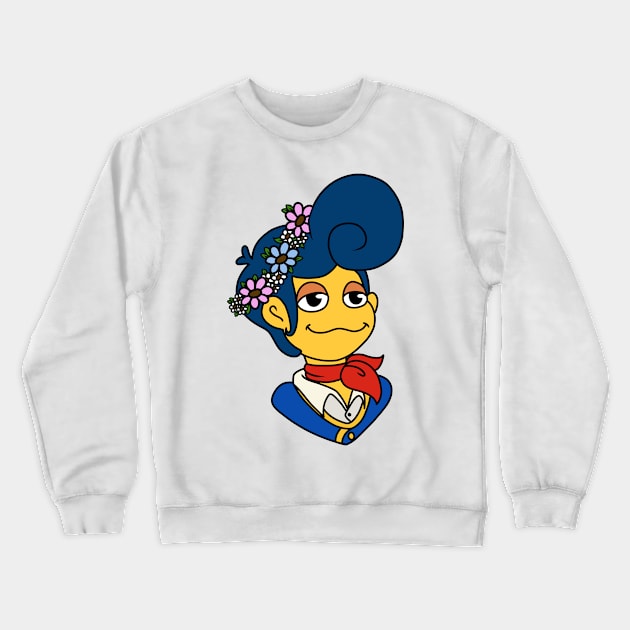 wally darling and flowers Crewneck Sweatshirt by LillyTheChibi